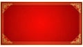 Elegant red certificate border Royalty Free Stock Photo