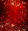 Elegant red Christmas background with snowflakes Royalty Free Stock Photo