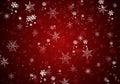 Elegant Christmas background with white snowflakes Royalty Free Stock Photo