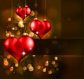 Elegant Red and Gold Valentine's Day Flayer