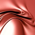 Elegant red silk satin