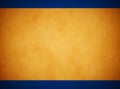 Elegant Rich Gold Parchment. Rich Blue Header Footer Royalty Free Stock Photo