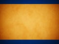 Elegant Rich Gold Parchment. Rich Blue Header Footer