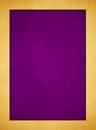 Elegant Rich Purple Parchment. Gold Textured Frame. Portrait Orientation.