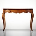 Elegant Rococo Style Wooden Console Table With Drawers