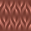 Elegant 50s 60s 70s Luxury Seamless Pattern Trendy Vector Brown Abstraction Royalty Free Stock Photo