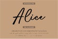 Elegant script alphabet letters font and number. Classic Lettering Minimal Fashion Wedding Designs. Typography fonts regular set.