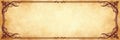 Elegant scrollwork border, aged paper texture, scroll, backgrounds, retro