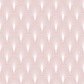 Elegant seamless art deco pattern with fans or palm leaves