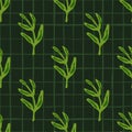 Elegant seamless leaf pattern