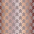 Elegant seamless pattern. Delicate background. Abstract chevron texture. Repeating patern with chivron. Golden shevron for design Royalty Free Stock Photo