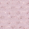 Elegant seamless pattern. Delicate background. Pink texture with effect metallic foil.  Repeating pattern rose gold. modern stylis Royalty Free Stock Photo