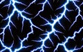 Abstract Blue Electric Lightning Seamless Pattern Vector Illustration Royalty Free Stock Photo