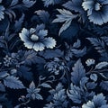 Elegant seamless pattern inspired by victorian wallpaper textures for a vintage inspired ambiance Royalty Free Stock Photo