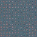 Elegant Seamless vector pattern with little colourful hearts on a blue background.