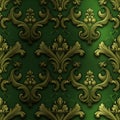 Elegant seamless victorian wallpaper textures pattern with intricate and nostalgic details Royalty Free Stock Photo