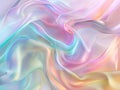 Abstract Colorful Silk Waves