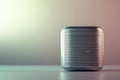 Elegant Silver Bluetooth Speaker Royalty Free Stock Photo