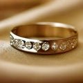 Elegant Silver Wedding Rings with Diamond Embellishments