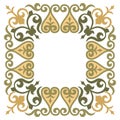 Elegant and simple ornamental frame