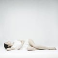 Elegant sleeping lady Royalty Free Stock Photo