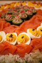 Elegant Smoked Salmon and Deviled Egg Platter