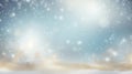 Elegant snow banner glistening under the winter sun. AI Generated