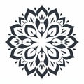 Elegant Snowflake Design: Cambodian Art Inspired Minimalistic Mandalas