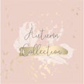 Elegant Social Media Trendy Chic Gold Rose banner Templates