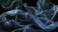 Elegant soft overlay texture with flowing abstract patterns on black background for design projects
