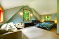 Elegant spacious bedroom