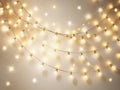 Elegant Sparkling String Lights Clipart: Perfect for Home Decor, Event Invitations, and Festive Designs