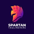 Elegant spartan colorful logo template