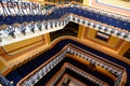 Elegant Staircase Grand Resort Bad Ragaz, Switzerland Royalty Free Stock Photo