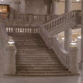 Elegant staircase at Utah State Capital Building Royalty Free Stock Photo