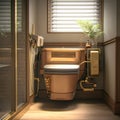 Elegant Steampunk Bathroom Retreat
