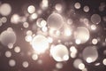 Dreamy Blurred White Background with Sparkling Christmas Lights and Abstract Bokeh Effect Royalty Free Stock Photo