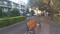 Elegant street seating in ritzy area of Newtown, Sydney, NSW, Australia