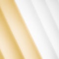 Elegant striped gold background pattern fading into white space