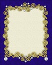 Elegant Swirl Frame Royalty Free Stock Photo