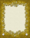 Elegant Swirl Frame Royalty Free Stock Photo