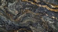 Elegant Swirls of Gold and Gray Marble Texture