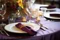 an elegant table setup with renewing vows invitation