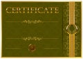 Elegant template of certificate, diploma