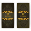 Elegant template for vip luxury invitation