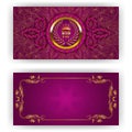 Elegant template for vip luxury invitation