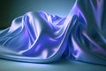 Elegant texture of neon violet satin