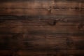 Elegant top view of a richly textured dark wood background for artistic and creative purposes Royalty Free Stock Photo