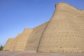 The elegant towers of the Ark fortress. Bukhara, Uzbekistan Royalty Free Stock Photo