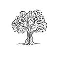 Elegant tree design illustration vector